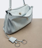 Balenciaga Rodeo Medium suede shoulder bag