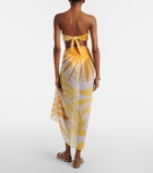 Cala de la Cruz Luana printed beach cover-up