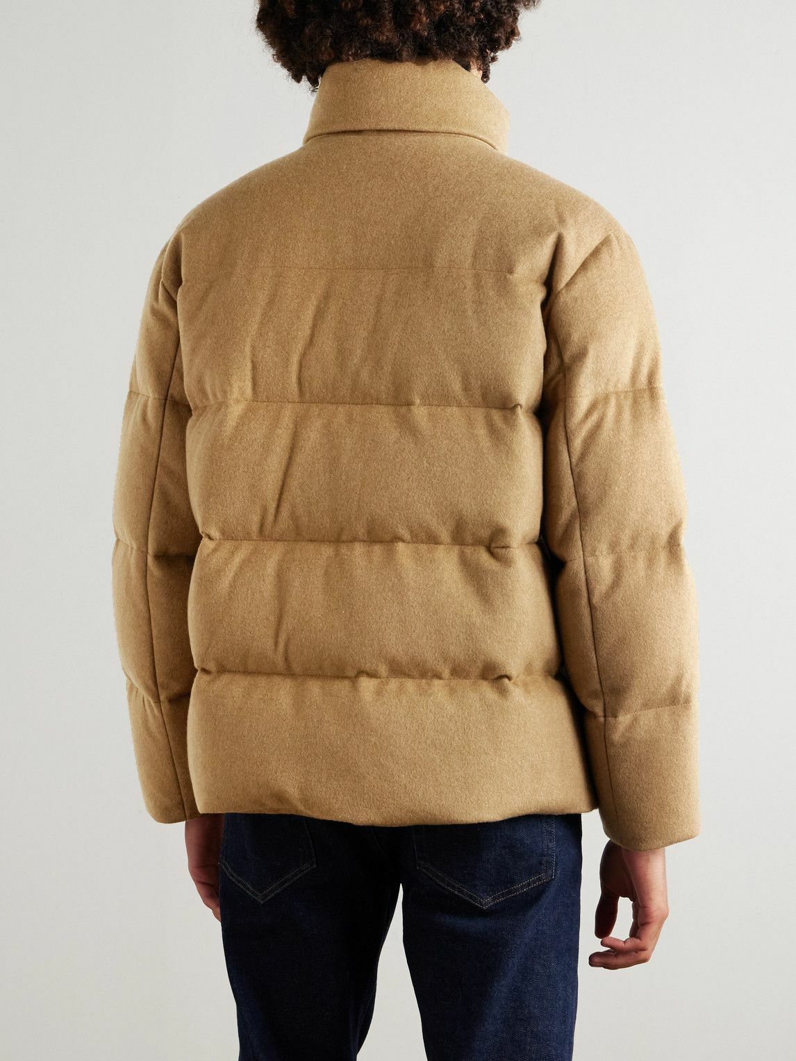 Loro Piana - Giulio Quilted Storm System® Cashmere Down Jacket - Brown