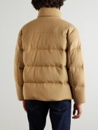 Loro Piana - Giulio Quilted Storm System® Cashmere Down Jacket - Brown
