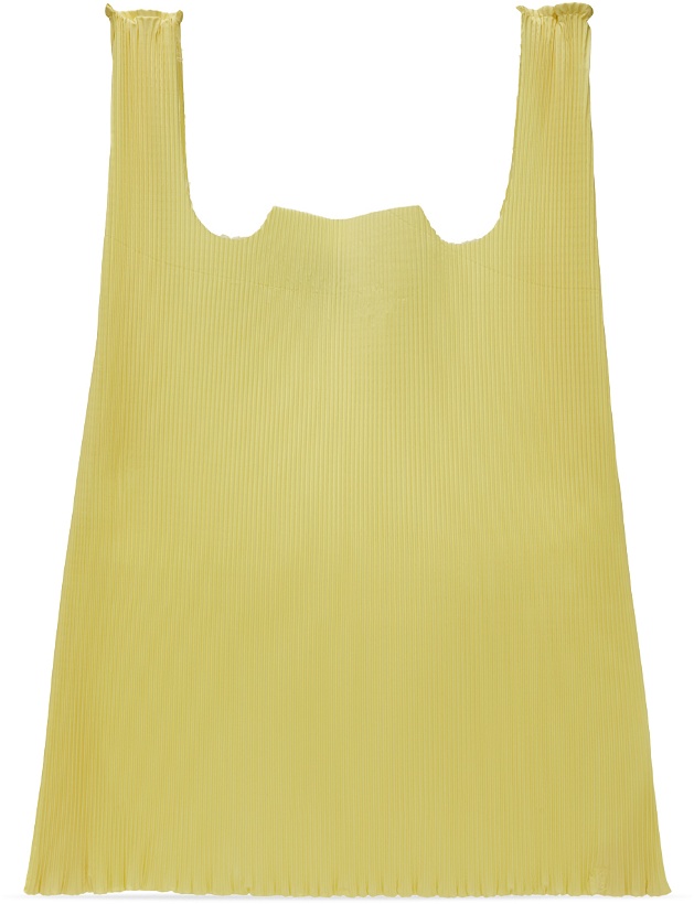 Photo: Botter Yellow Pleated Tote