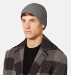 Lock & Co Hatters - Ribbed Cashmere Beanie - Gray
