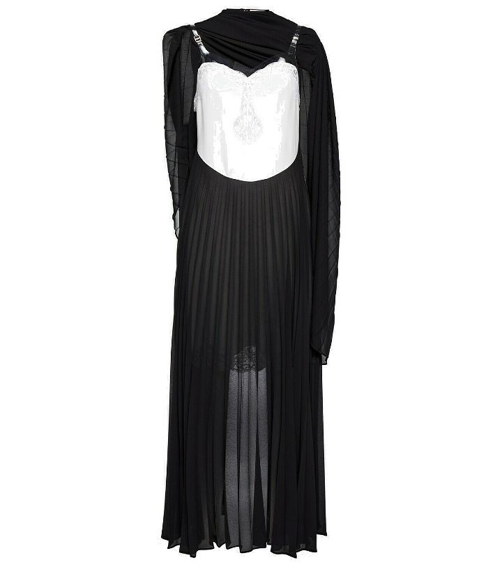 Photo: Christopher Kane - Mrs Robinson lac-trimmed midi dress with cape