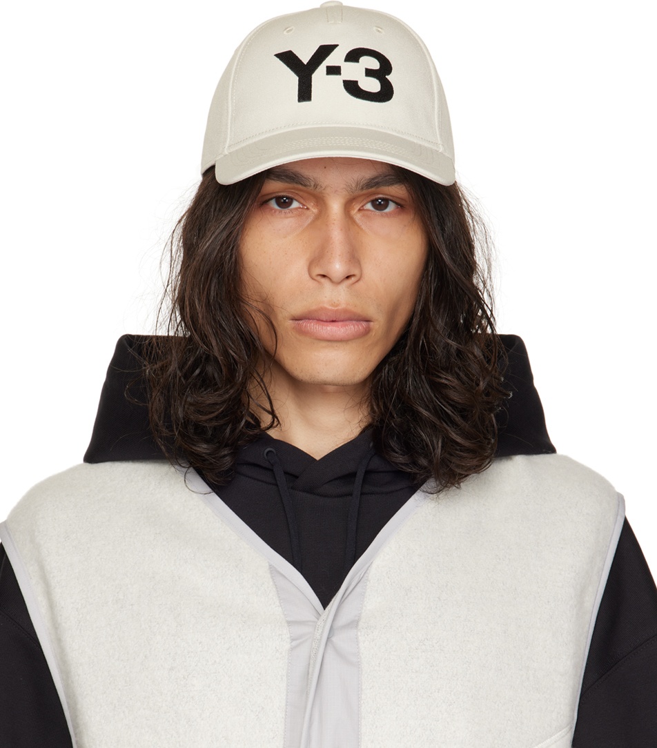 Y-3 Off-White Embroidered Cap Y-3