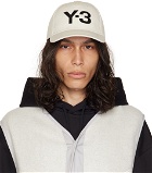 Y-3 Off-White Embroidered Cap