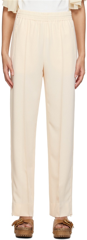 Photo: See by Chloé Off-White City Fluid Trousers
