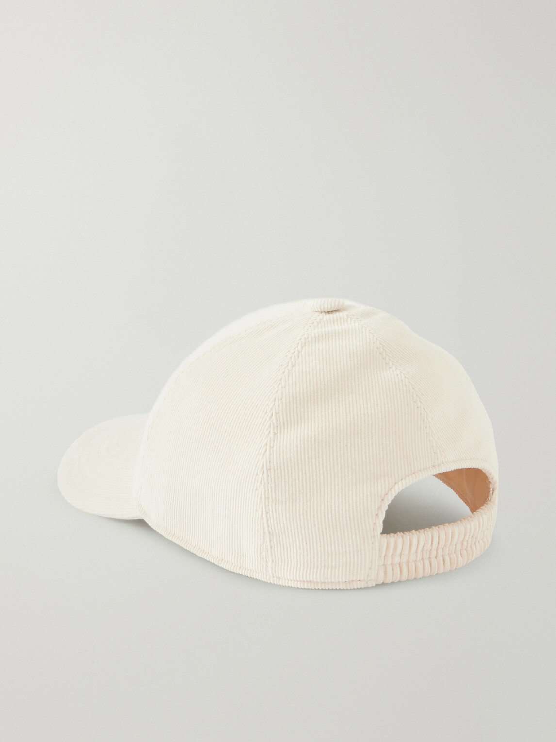 Purdey - Logo-Embroidered Cotton-Corduroy Baseball Cap - Neutrals