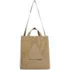 Comme des Garcons Shirt Beige Tote Bag