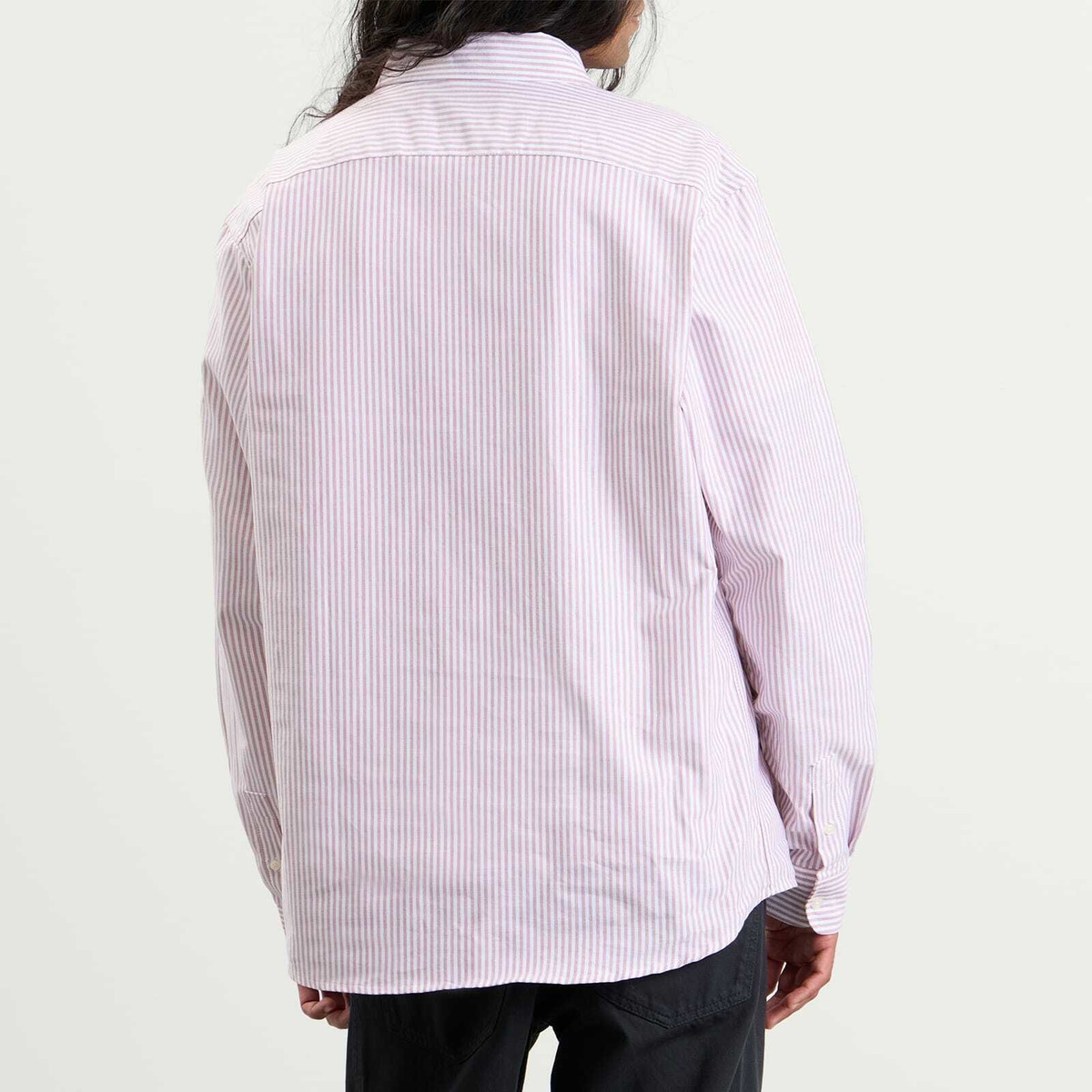 Palmes Men's Deuce Oxford Shirt in Red Stripe