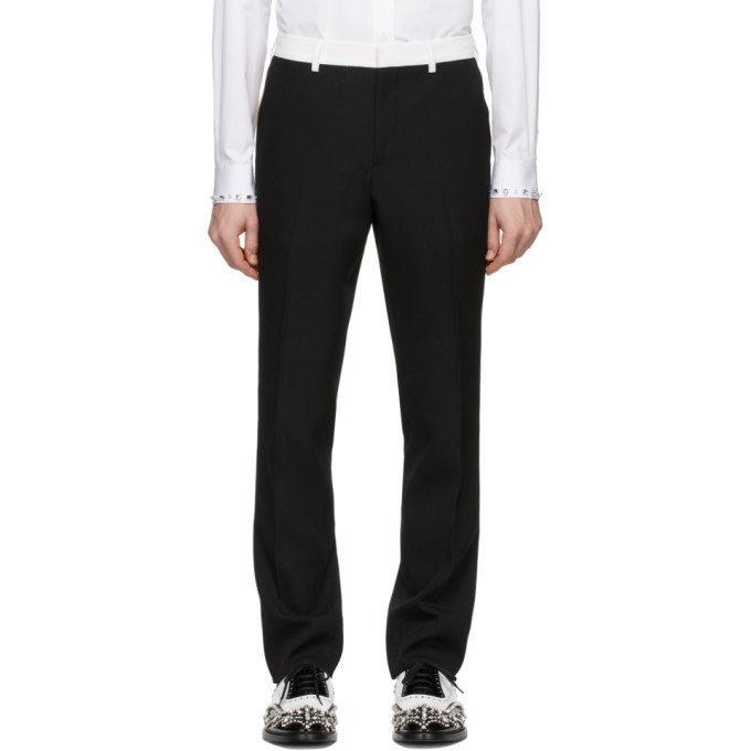 Burberry Black Wool Trousers Burberry