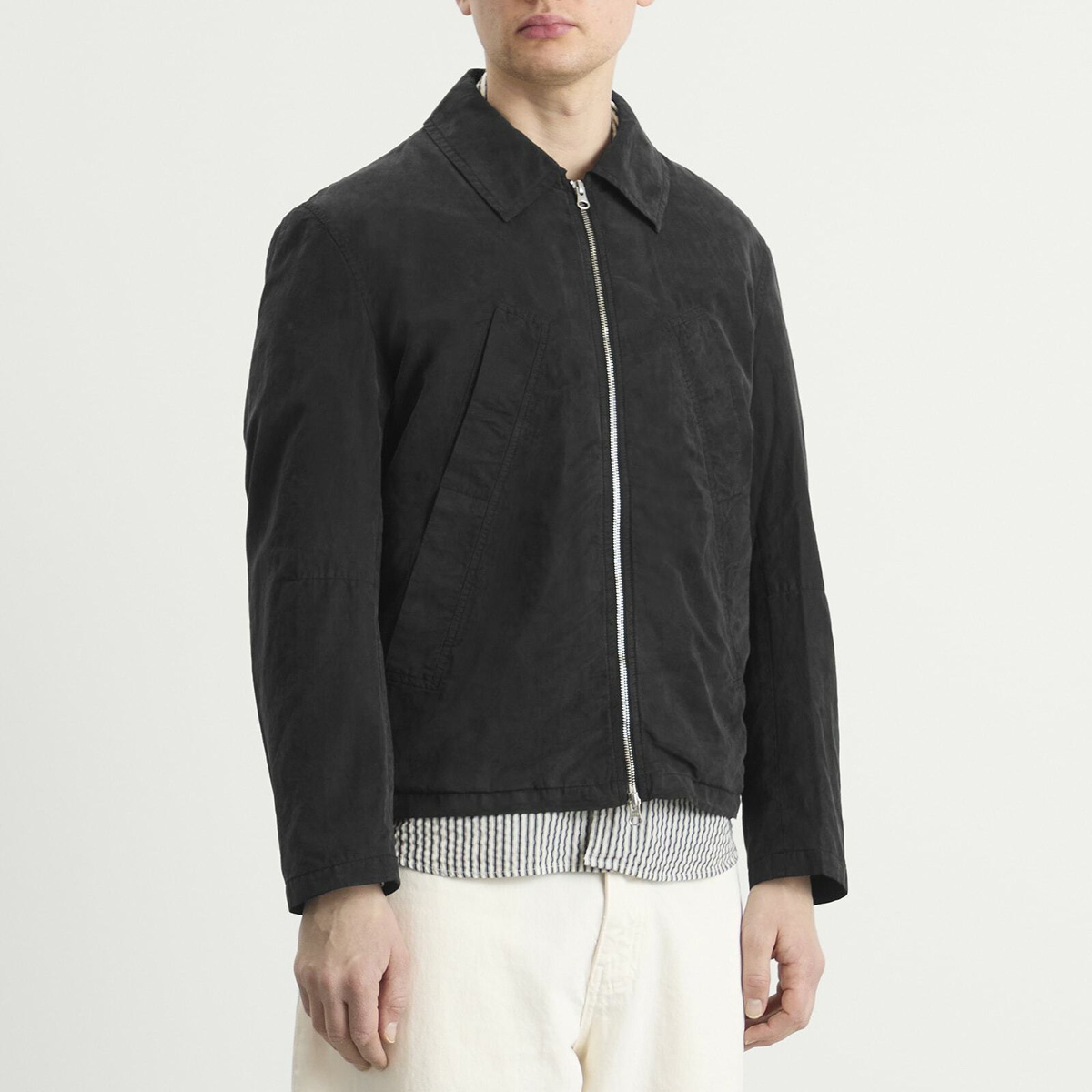YMC Men's Garment Dye Repetition Jacket in Black