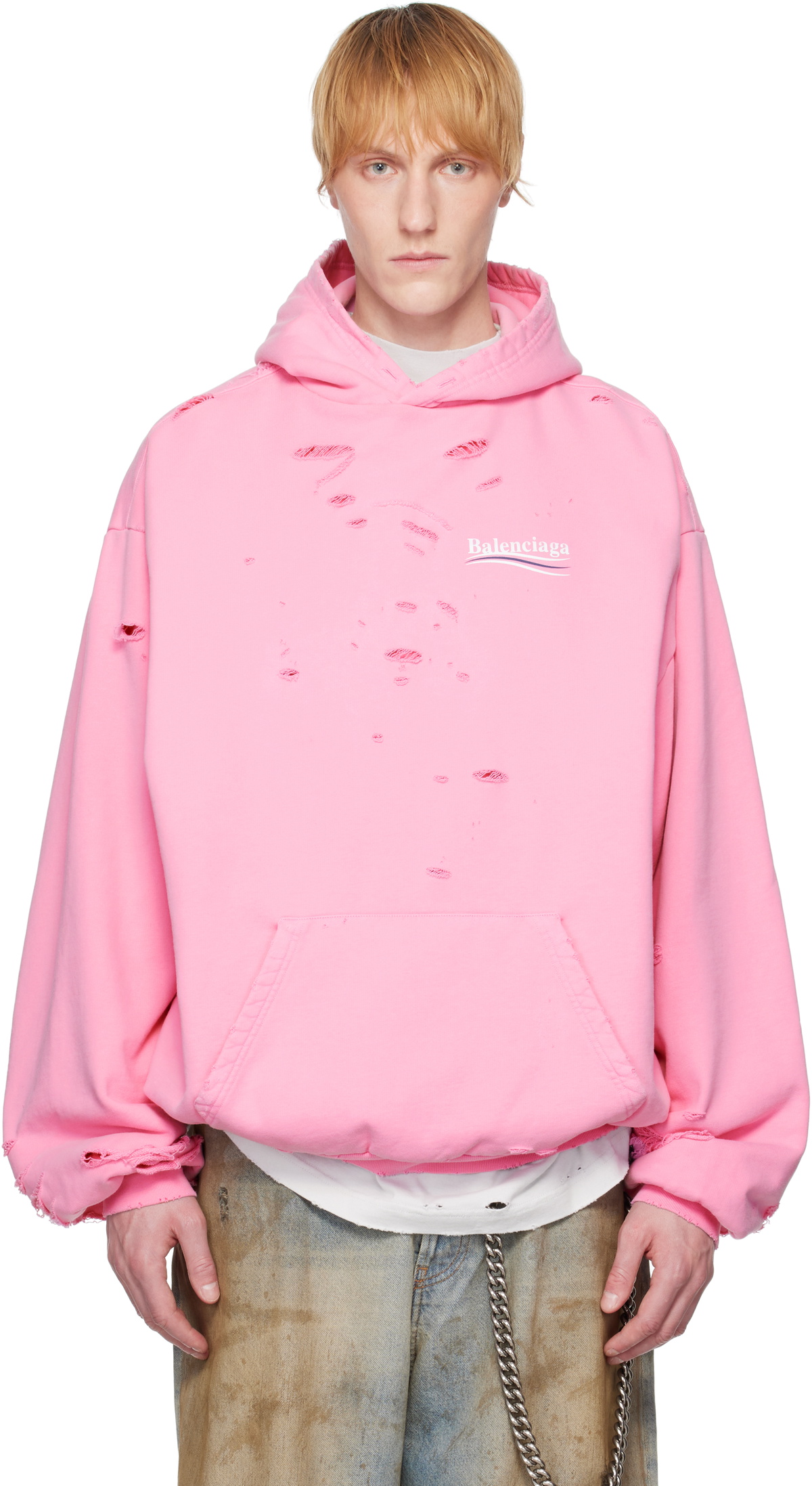 Balenciaga - 2024 Soccer Oversized Logo-Detailed Cotton