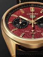 Bamford Watch Department - TAG Heuer Carrera Limited Edition Automatic 42mm 18-Karat Gold and Canvas Watch
