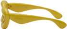 Loewe Yellow Inflated Cat-Eye Sunglasses