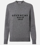 Givenchy Logo wool and cashmere sweater