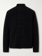 Blue Blue Japan - Mandarin-Collar Cotton-Sashiko Jacket - Black