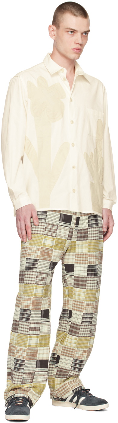 XENIA TELUNTS White Plant Shirt