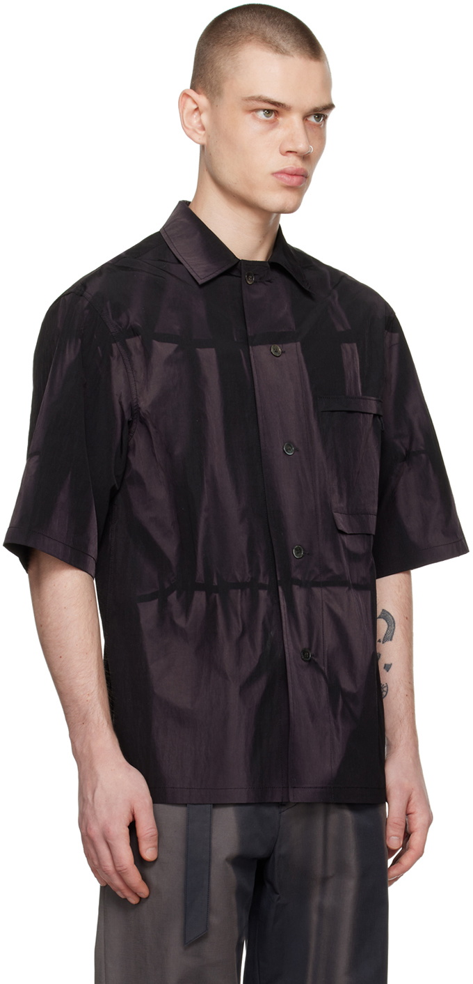 トップス jiyongKim Sun-Bleached Shirt Sun-Bleached Raw Edge Shirt in Off-White – SVRN