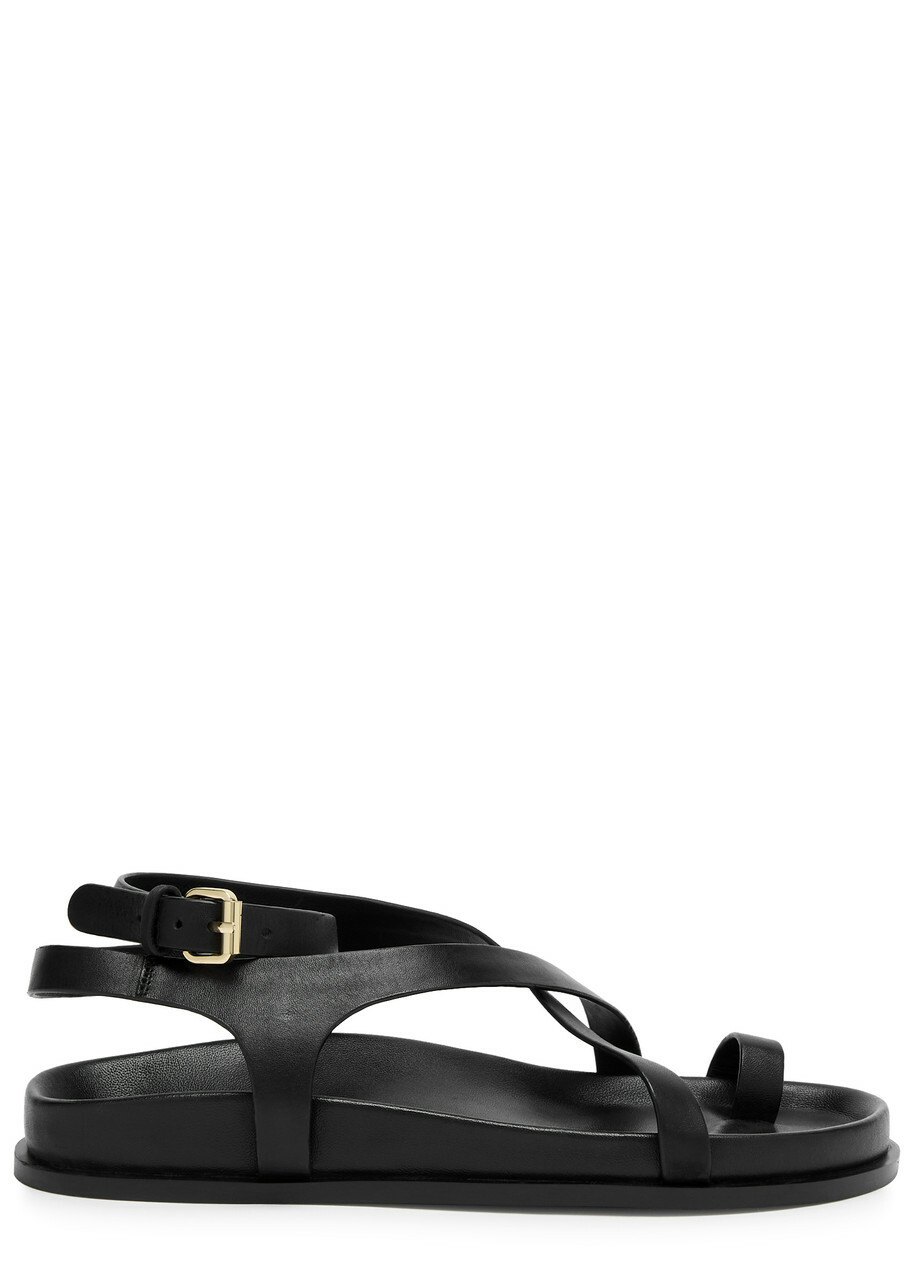シューズ・サンダルその他 A.EMERY The Jalen Slim Sandals burgundy in leather The Jalen Slim Sandal – A.EMERY