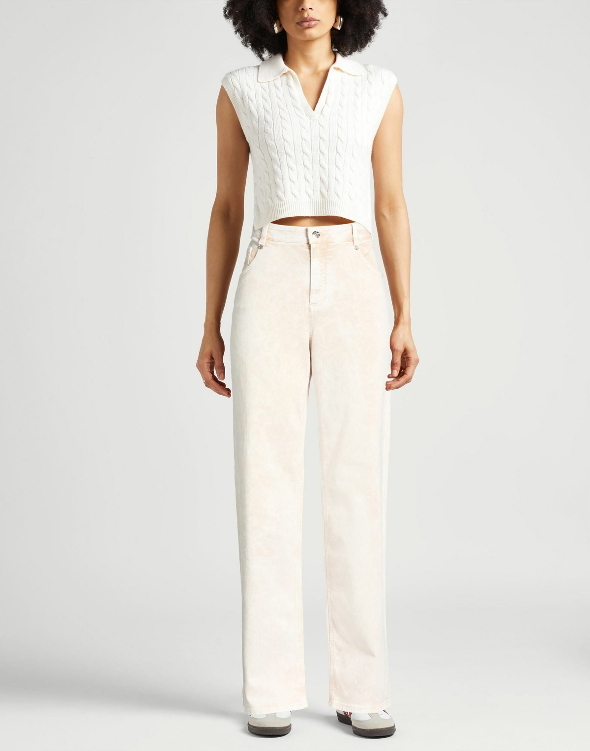 Blumarine Womens Jeans in Beige