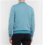 Loro Piana - Roadster Striped Cashmere Half-Zip Sweater - Blue