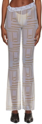 VAILLANT SSENSE Exclusive Blue Print Trousers