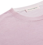 ALEXANDER MCQUEEN - Slim-Fit Dip-Dyed Silk Sweater - Pink