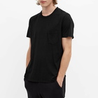 Les Tien Men's Lightweight Pocket T-Shirt in Black