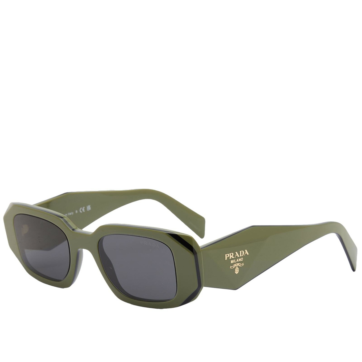 Prada Eyewear Women's PR 17WS Sunglasses in Sage/Black Prada