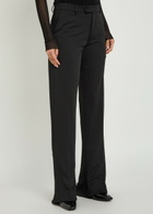 Aaron Esh Puddle Flared-leg Trousers Black