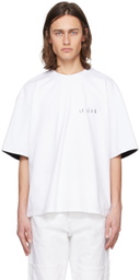 Le PÈRE White Double Sleeve T-Shirt