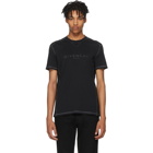 Givenchy Black Ribbed Vintage Logo T-Shirt