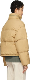 AMI Paris Tan Ami de Coeur Down Jacket