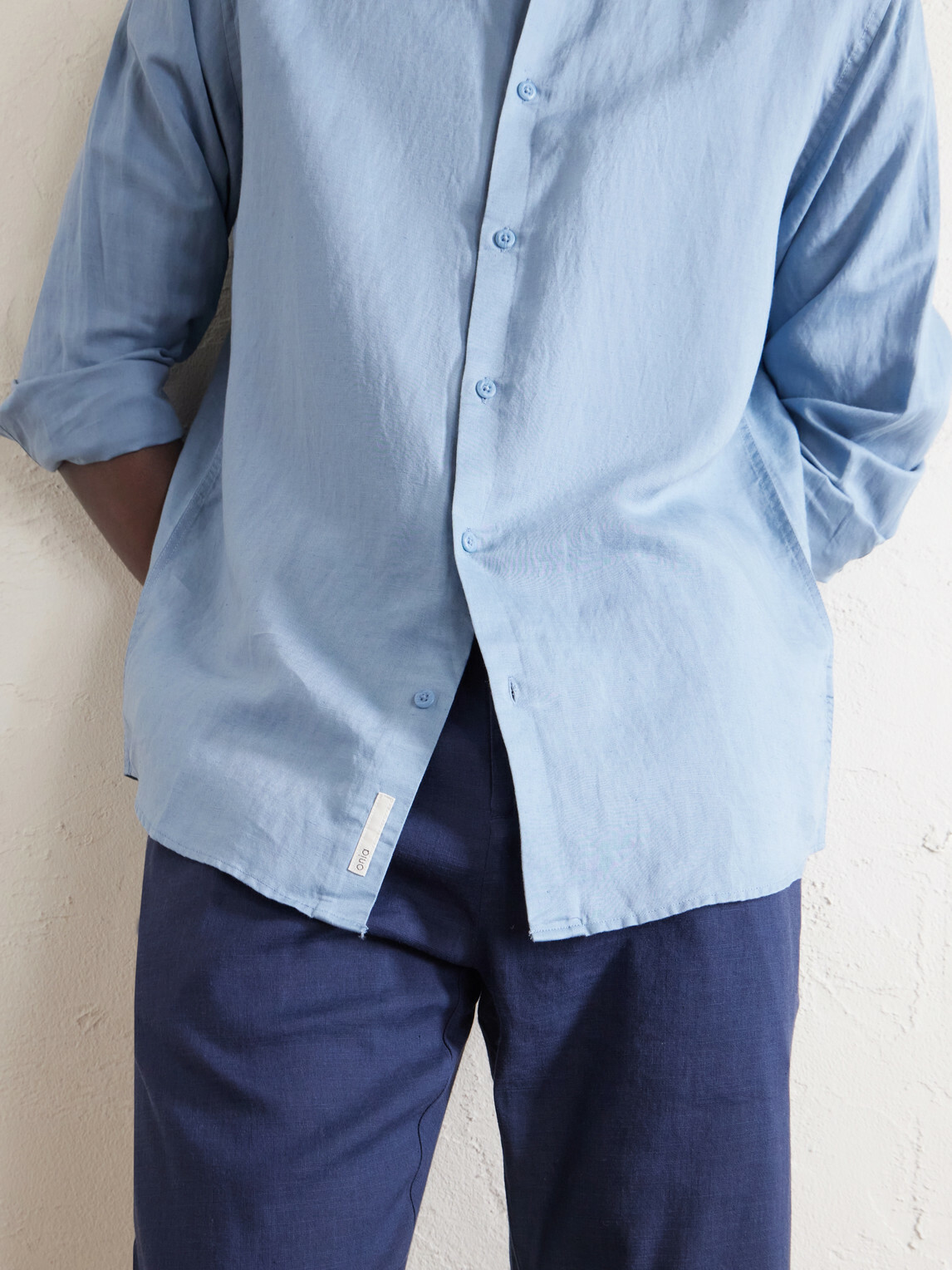 Onia - Linen and Lyocell-Blend Shirt - Blue