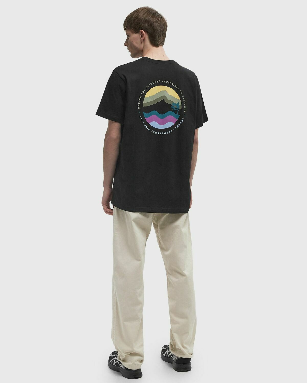 Columbia Kettle River™ Outdoor Tee Black Mens Shortsleefe