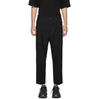 Song for the Mute Black Pleated Tapered Trousers