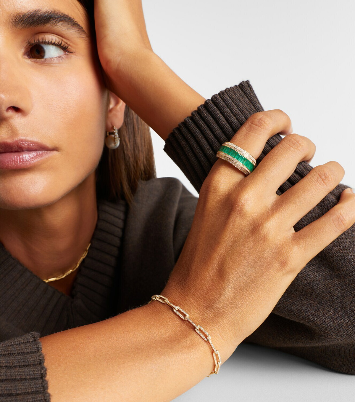 Shay Jewelry 18kt gold bracelet with diamonds