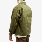 FrizmWORKS Men's Jungle Moleskin French Work Jacket in Olive