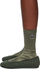 Kiko Kostadinov Khaki Proxima Low Ballerina Boots