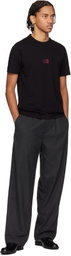 Hugo Black Gradient-Logo Cotton Jersey T-shirt