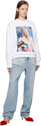 JW Anderson White Carrie Sweatshirt