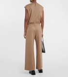 Asceno Wool and cashmere wide-leg pants
