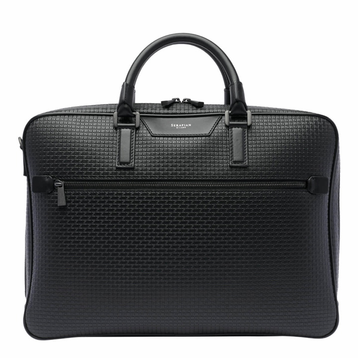 Photo: Serapian Slim Briefcase In Stepan