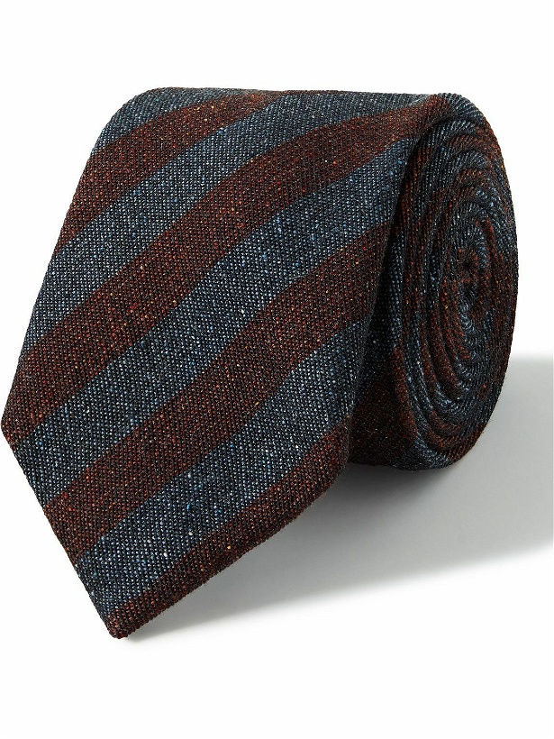 Photo: Paul Smith - 8cm Striped Wool and Silk-Blend Tie