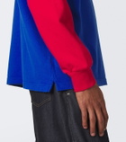JW Anderson Paneled cotton jersey polo shirt