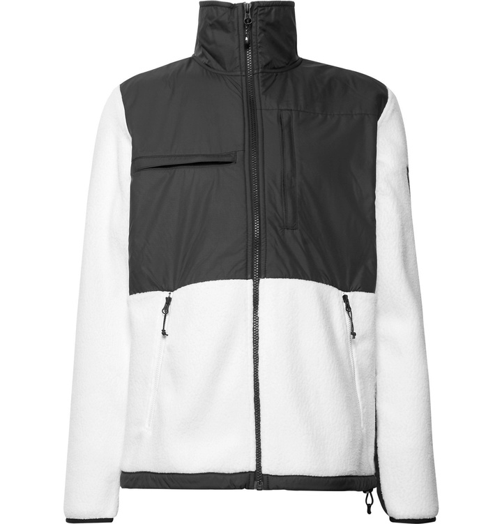 Photo: The North Face - Denali Panelled Fleece and Shell Jacket - White