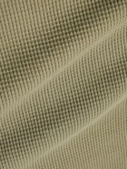 Greg Lauren - Waffle-Knit Cotton-Jersey T-Shirt - Green