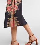 Etro Floral midi dress