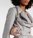 Vivienne Westwood Cindy Cylinder tartan leather shoulder bag