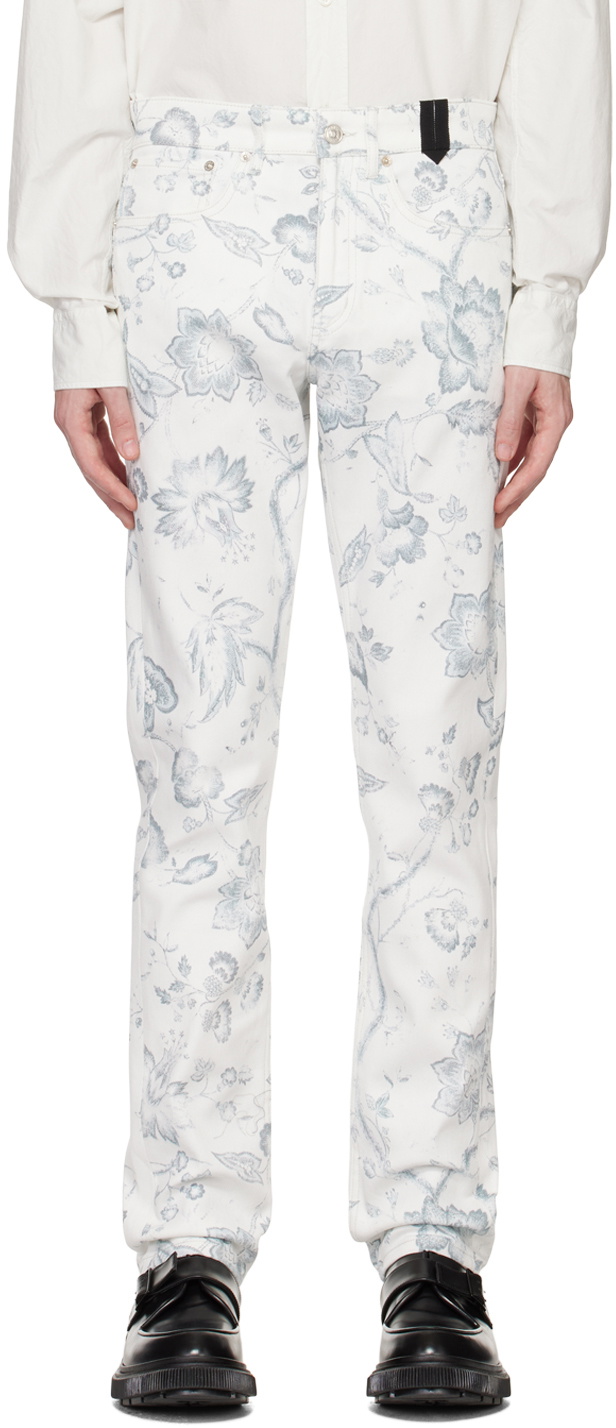 Erdem White Oliver Jeans
